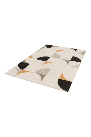 Tapis Brera - Blanc et marron 