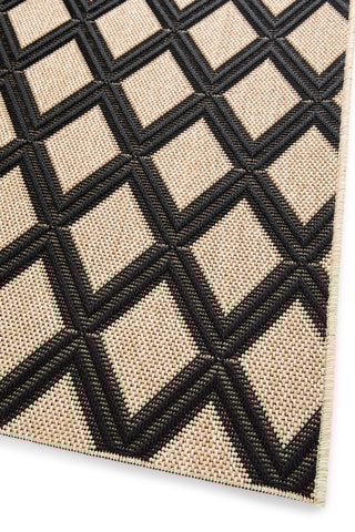 Tapis Grace - Beige et noir