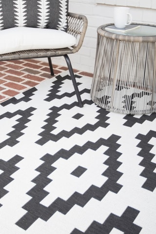 Tapis Lucina - Noir et blanc