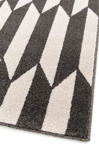 Tapis Urban - Ecru et noir 