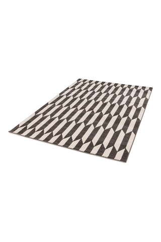 Tapis Urban - Ecru et noir 