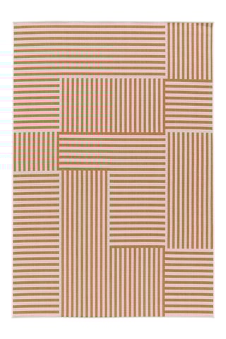 Tapis Duce - Orange et blanc