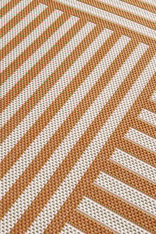 Tapis Duce - Orange et blanc