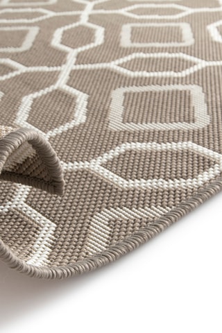 Tapis Duce - Marron et blanc