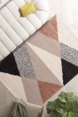 Tapis Gipsy - Beige et rose