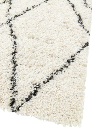 Tapis Gipsy - Beige et noir