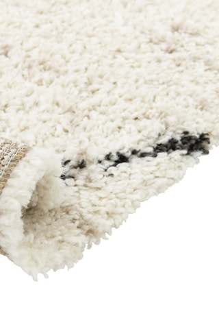Tapis Gipsy - Beige et noir