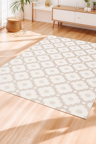 Tapis - Beige et écru
