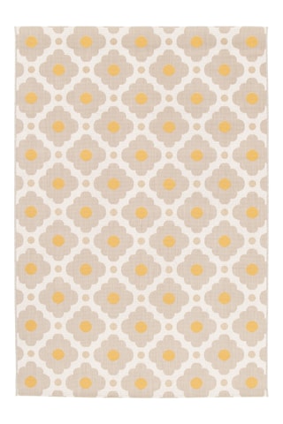 Tapis Fresh - Beige et orange