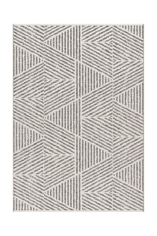 Tapis Prisma - Gris et noir