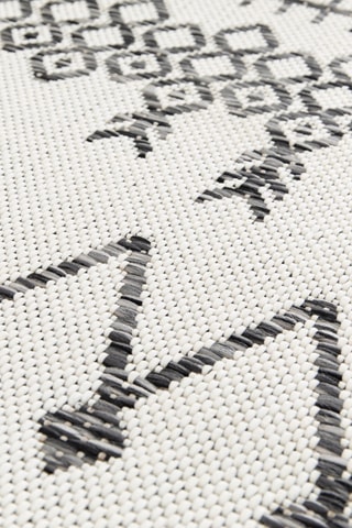 Tapis Prisma - Ecru et noir