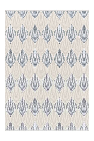 Tapis Prisma - Beige et bleu