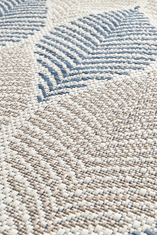 Tapis Prisma - Beige et bleu