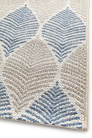 Tapis Prisma - Beige et bleu