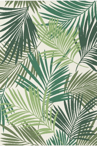 Tapis Star - Vert et blanc