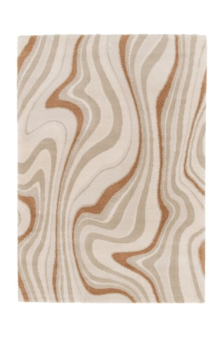 Tapis Moon - Beige et marron