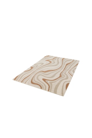 Tapis Moon - Beige et marron