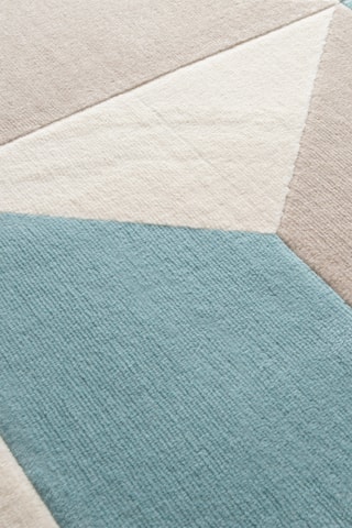 Tapis Canvas - Beige et blanc
