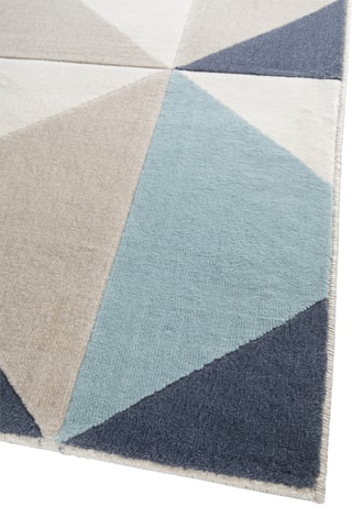 Tapis Canvas - Beige et blanc