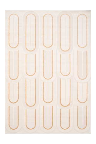 Tapis Brera - Ecru et orange 