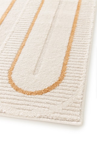 Tapis Brera - Ecru et orange 