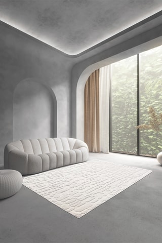 Tapis en laine Torino - Blanc