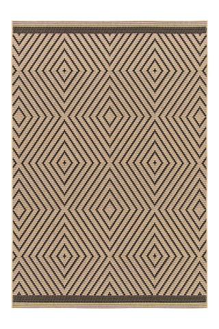 Tapis Grace - Beige et noir
