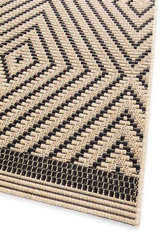Tapis Grace - Beige et noir