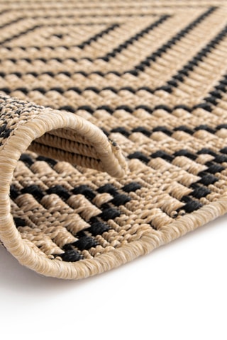 Tapis Grace - Beige et noir