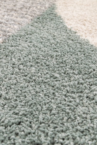 Tapis Stella - Vert et beige