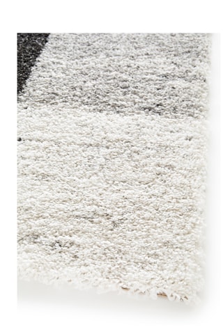 Tapis Sherpa Cosy - Noir et blanc
