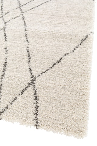 Tapis Moon - Ecru et noir
