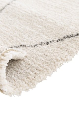 Tapis Moon - Ecru et noir