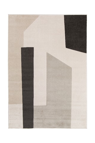 Tapis Luna - Gris et noir