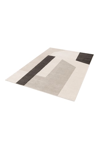 Tapis Luna - Gris et noir