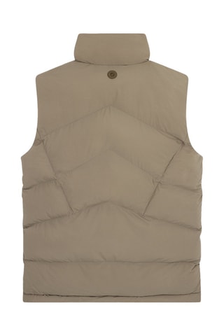 Mouwloze Bodywarmer Pufferless - Beige