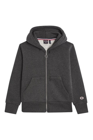Sweater met Capuchon Tkid Zip Up Hood Gemêleerd Zwart