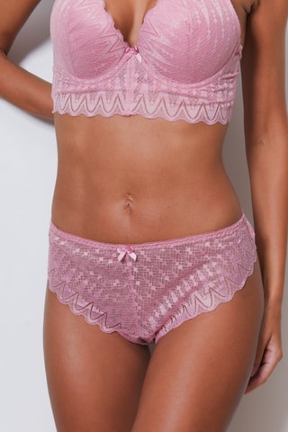 Soutien ampliforma e tanga Lochar - Rosa-velho