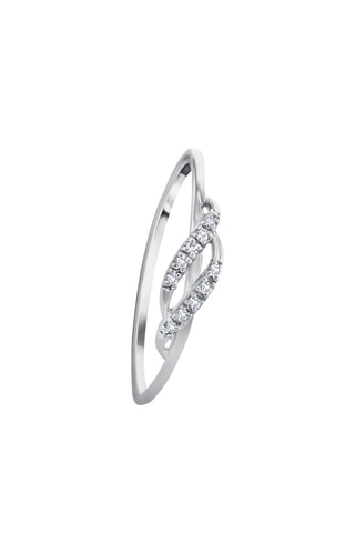 Bague - Or blanc et diamants