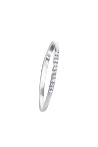 Bague - Or blanc et diamants
