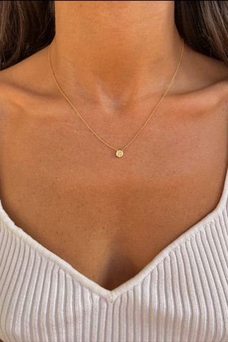 Collier - Or jaune et diamants