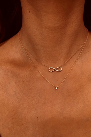 Collier - Or blanc et diamants