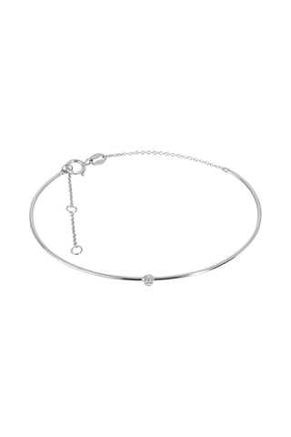 Bracelet - Or blanc et diamant