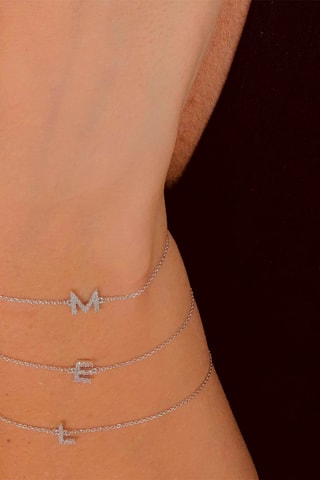 Bracelet - Or blanc et diamants