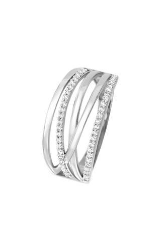 Bague - Or blanc et diamants