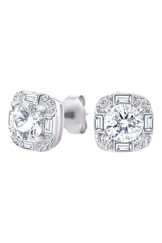 Puces - Or blanc, diamants et topazes