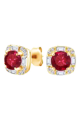 Puces - Or jaune, diamants, rubis et topazes