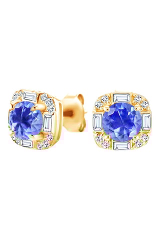 Puces - Or jaune, diamants, tanzanites et topazes