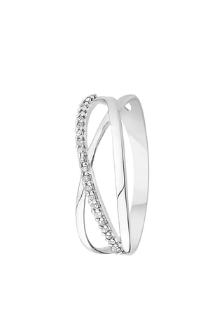 Bague - Or blanc et diamants