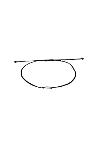 Bracelet - Or blanc et topaze